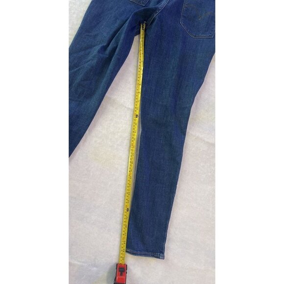 Levis Levi 721 High rise Skinny Jeans Size 30 x 30 Women New Distressed Skinny - Picture 15 of 16